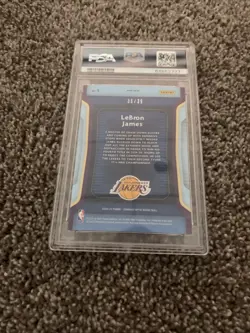 2020 Panini Donruss Optic Air Defense-Orange LeBron James Gem Mint PSA 10 - Image 2