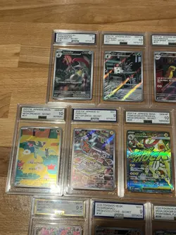 13 x Bundle AGS 10 9.5 9 Graded Pokemon Slabs Phantasmal Flames Black Bolt Mega - Image 3