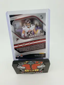 2025 Panini Prizm #11 Kaden Elliss Gold Shimmer 09/10 RC ROOKIE SSP - Image 2