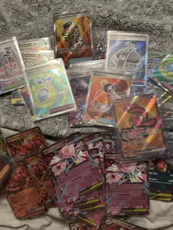 64 Card Lot From Phantasmal Flames Includes 54 EX & 10 Full Art/IR/Trainer - Image 3