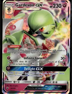 Gardevoir GX Ultra Rare SM Burning Shadows 93/147 Fairy Holo Pokemon Card - Image 1