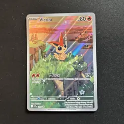 Pokemon Victini Holo Promo Sv: Scarlet & Violet 208 80 HP Basic TCG Card 2025 - Image 1