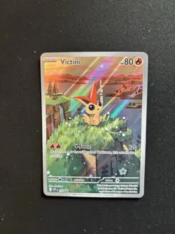 Pokemon Victini Holo Promo Sv: Scarlet & Violet 208 80 HP Basic TCG Card 2025 - Image 2