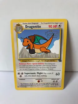 Dragonite #5 Black Star Promo Pokemon Card WOTC 1999 LP - Image 1