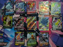 Pokemon TCG Lot B Collection Of Assorted V VSTAR VMAX Cards, 13 Card Lot NM - Image 1