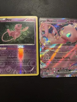 Pokemon TCG: XY - 151 2 Card Mew Lot: 151 Ex And Fates Collide Rev Holo - Image 1