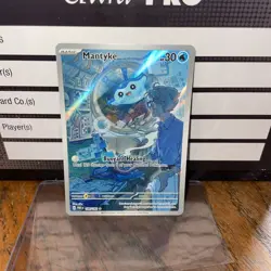 Pokemon TCG Mantyke Card 189/182 Sv04: Paradox Rift NM/Mint Condition - Image 1