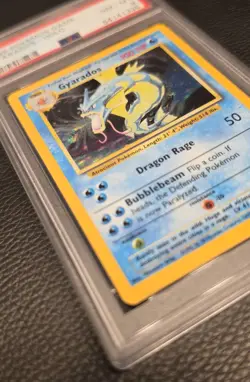 1999 Pokemon TCG Base Set Gyarados Holo Card #6/102 PSA 8 NM-MT - Image 2