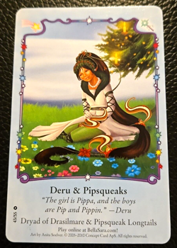 Bella Sara Deru & Pipsqueaks Card Single 43/55 Starlights Series Common - Image 1