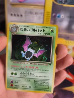 Pokemon Karte Card DARK Golbat Team Rocket Gang 97 Holo Wotc japanese NM- Swirl - Image 5