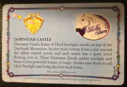 Bella Sara Dawnstar Castle Card Single 47/55 Starlights Series Common - Image 3