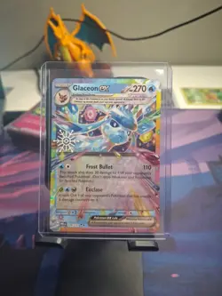 Pokemon TCG Glaceon Ex 026/131 Holiday Calendar 2025 Festive Stamp Promo Card - Image 1