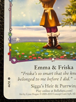 Bella Sara Emma & Friska Card Single 44/55 Starlights Series Common - Image 3
