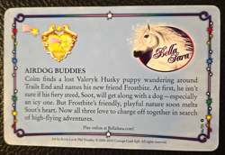 Bella Sara Airdog Buddies Card Single 46/55 Starlights Series Common - Image 3