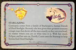 Bella Sara Stargazing Card Single 52/55 Starlights Series Common - Image 3
