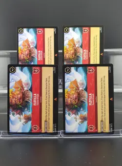 Disney Lorcana Flotilla - Coconut Armada 135/204 Azurite Sea Rare 4 Cards - Image 1