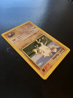 Brock’s Mankey 68/132 Gym Heroes Unlimited 2000 Pokemon Card Common LP - Image 4
