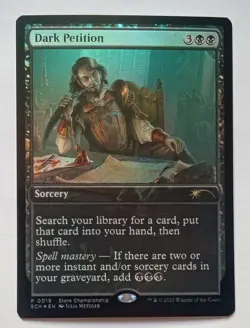 Magic MTG - Dark Petition (Foil) - Store Championship Promo - NM - Image 1
