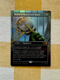 MTG Sword of Hearth and Home (Borderless) Foil Commander: TMNT NM - Image 1