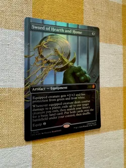 MTG Sword of Hearth and Home (Borderless) Foil Commander: TMNT NM - Image 2