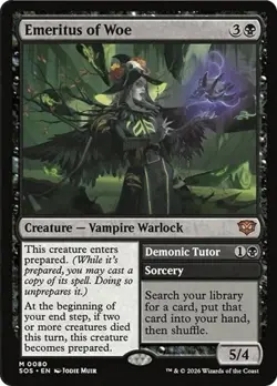 Emeritus of Woe [SOS - 80] - NM TCG MTG - Image 1