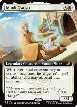 Magic: The Gathering Monk Gyatso Borderless Rare Foil Legendary Creature Avatar - Image 1