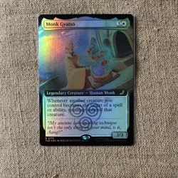 Magic: The Gathering Monk Gyatso Borderless Rare Foil Legendary Creature Avatar - Image 2