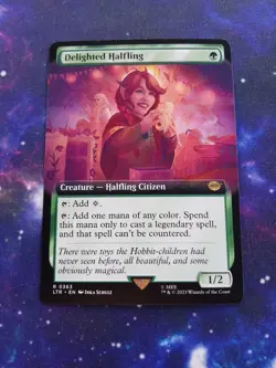 Delighted Halfling (Extended Art) Universes Beyond: the Lord of the Rings: Tales - Image 1