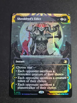 Sheoldred's Edict (Foil) Rare MTG Secrets of Strixhaven Mythical Archives - Image 1