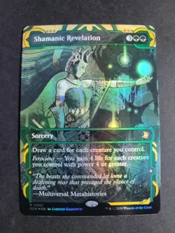 Shamanic Revelation (Foil) Rare MTG Secrets of Strixhaven Mythical Archives - Image 1