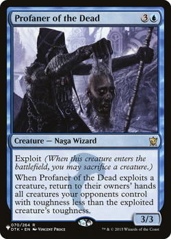 PROFANER OF THE DEAD ~mtg NM-M The List Rare x1 - Image 1