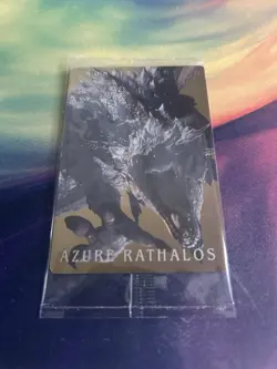 Monster Hunter 20th Anniversary Azure Rathalos Japanese Wafer Card - Image 1