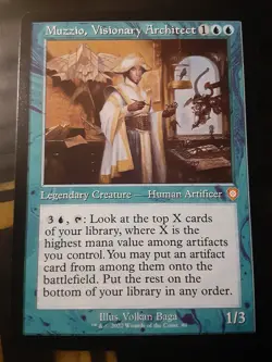Muzzio Visionary Architect , Commander Brothers W,Near Mint,MTG,FREE SHIPPING - Image 1
