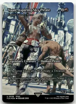 Vaan, Aspiring Sky Pirate - Captain Lannery Storm (Showcase) (Foil) NM Final Fan - Image 1