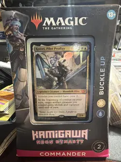 MTG Magic The Gathering Kamigawa Neon Dynasty Commander Deck Buckle Up - Image 1