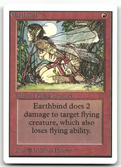 Earthbind (NM) Unlimited Edition 2ED Magic MTG - Image 1