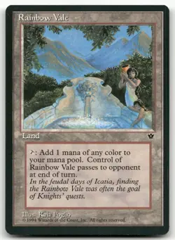 Rainbow Vale (NM) Fallen Empires FEM Magic MTG - Image 1