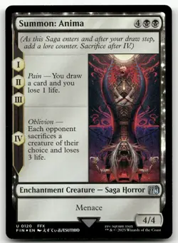 Summon: Anima #120 (Foil) (NM) Final Fantasy FIN Magic MTG - Image 1