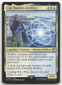 Cid, Timeless Artificer (0415) #415 (NM) Final Fantasy FIN Magic MTG - Image 1