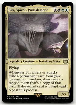 Sin, Spira's Punishment #242 (NM) Final Fantasy FIN Magic MTG - Image 1