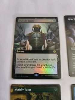 Magic The Gathering Tutor (Mystical, Wordly,Diabolic Intent, Grim) Lot Of 4 - Image 5