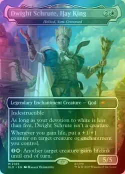 Dwight Schrute, Hay King 2165 Secret Lair x The Office Foil MTG NM - Image 1