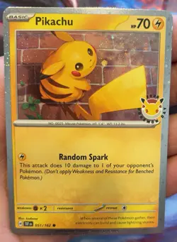 Pikachu Pokemon Day 2026 051/162 30th Anniversary Promo Pokemon TCG MINT MT - Image 1