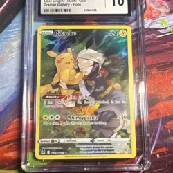 Pokemon Pikachu TG05/TG30 Ultra Rare Holo Lost Origin Trainer Gallery CGC 10 - Image 3