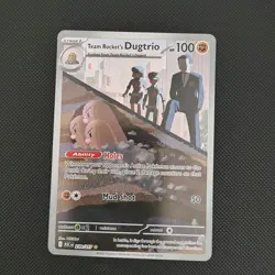Pokemon Team Rocket's Dugtrio 239/217 ASC Rare Full Art Ability Eng 2026 - Image 1