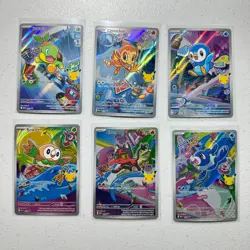 Pokemon First Partner Illustration Collection Series 1 Promos 40,41,42,43,44,45 - Image 1