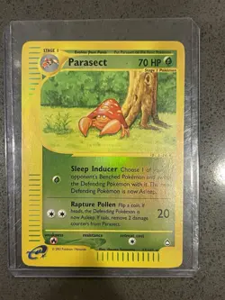 Pokemon TCG Parasect 27/147 Aquapolis Reverse Holo 2003 - Image 1