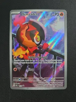 Charcadet #22 Black Star Promo Holo Pokemon Phantasmal Flames - Image 1