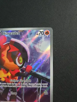 Charcadet #22 Black Star Promo Holo Pokemon Phantasmal Flames - Image 4