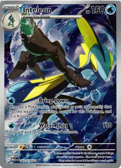 Pokemon TCG Inteleon Illustration Rare ME01: Mega Evolution 142/132 NM - Image 1